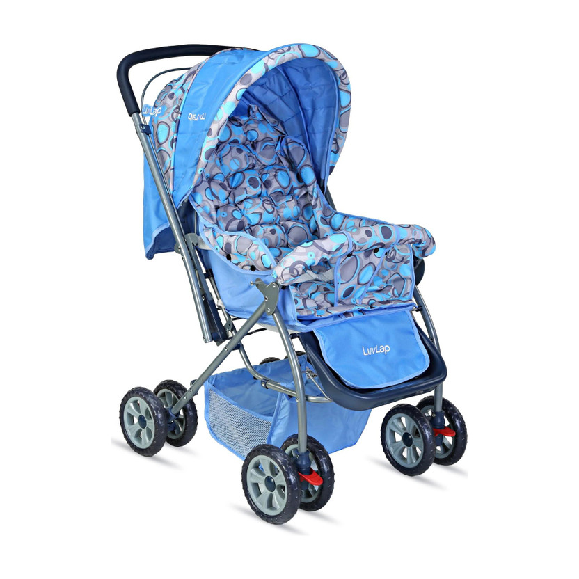 LuvLap Starshine Stroller/Pram, Easy Fold for Newborn Baby/Kids, 0-3 Years, Stroller(3, Blue)
