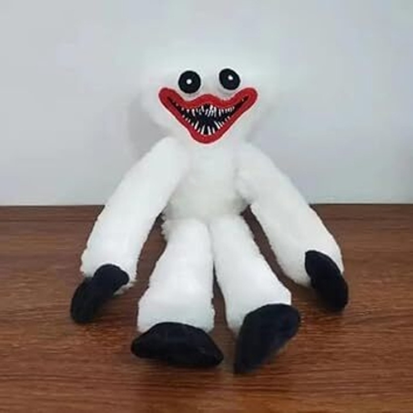 Lovehug Huggy Wuggy Horror Plush Toy Soft Teddy Doll for Kids Gift  - 45 cm(White)
