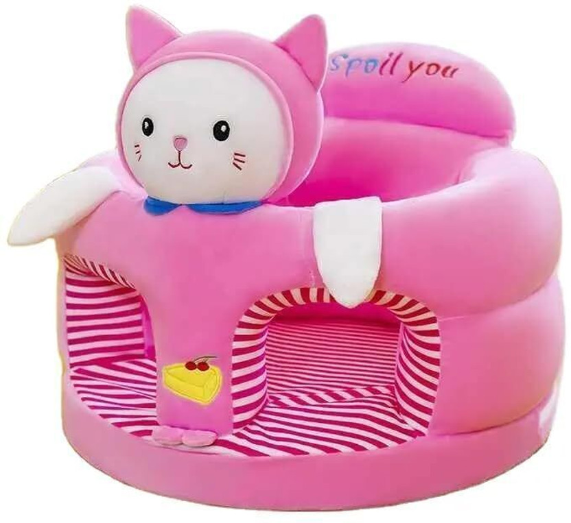 WIPLK BABY SUPER SOFT/KIDS SITTING SOFA/SOFT TOYS/KIDS FOR GIFT  - 45 cm(Pink)