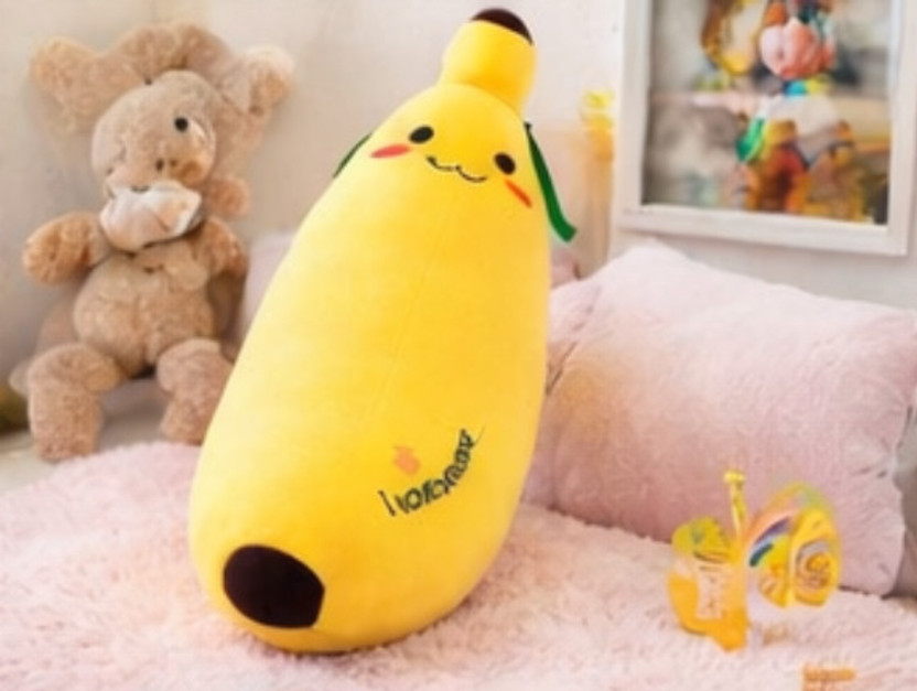 BlingNBeats Premium Quality Soft Banana Stuffed Toy  - 40 cm(Yellow)