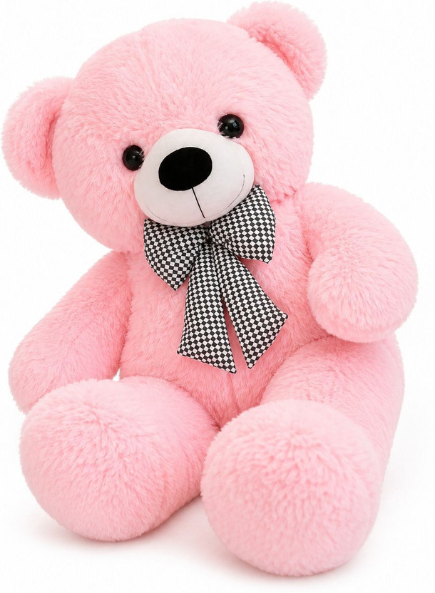 Goodhug 2 Feet Cute Pink Teddy Bear Soft Toy | Premium Plush Stuffed Animal for Girls  - 61 cm(Pink)
