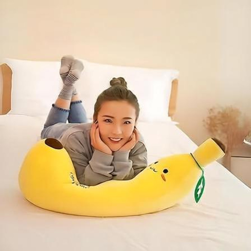 BestLook Kids Pillows Plush Banana Pillows Cushion Stuffed Super Soft Toys  - 30 cm(Multicolor)