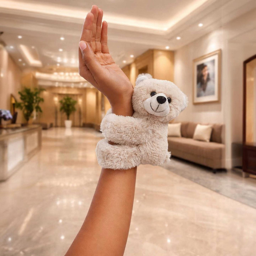 ByNems ByNems Soft Teddy Bear Hand Puppet – Cute Plush Toy for Kids  - 18 cm(Brown) - Flipkart Deal