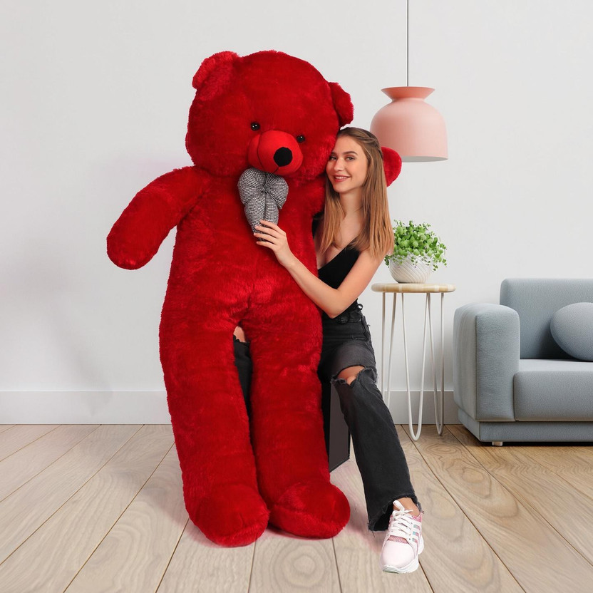 Pocketfriendly Soft and huggable 3 feet red teddy bear  - 91.5 cm(Red)