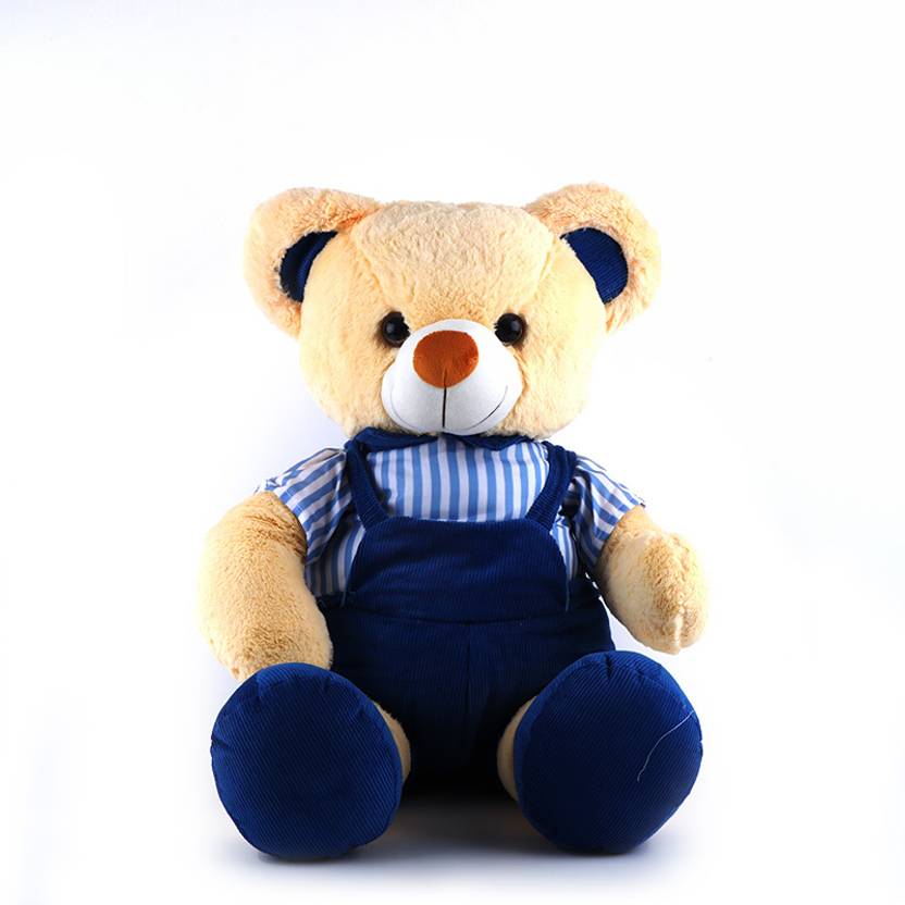 ARCHIES Blue Dress Bear Soft Toy 50cm - 50 cm - Blue Dress Bear Soft ...
