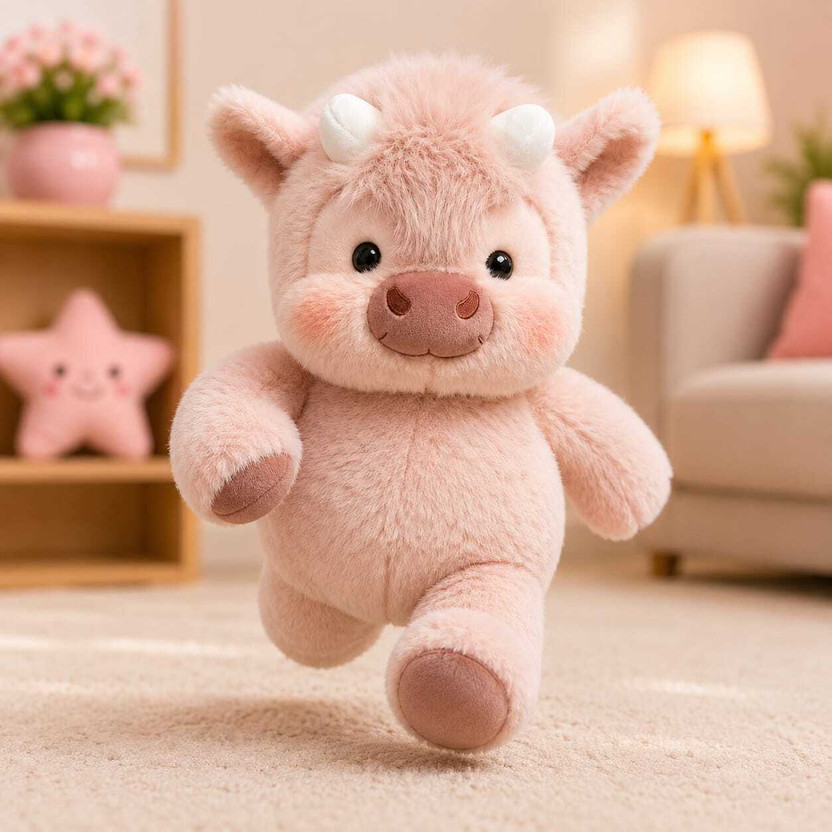 Teddy Daddy Piggy Pig Run Run Pig Soft Toy  - 45 cm(Pink)