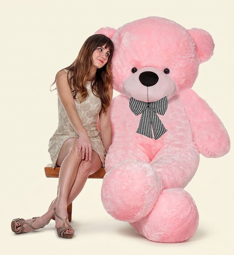 Goodhug Huggable Pink Teddy Bear Soft Plush Toy for Birthday & Anniversary Gift  - 61 cm(Pink)