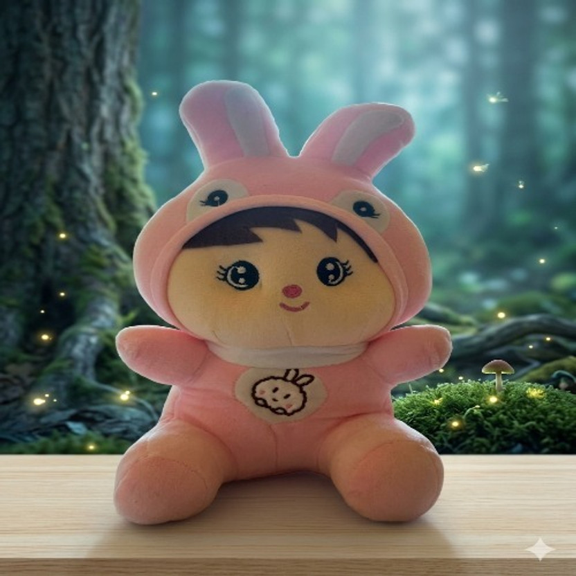 SSP SSP Wholesale Pink Bunny Costume Plush Doll Stuffed Toy  - 28 cm(Pink) - Flipkart Deal