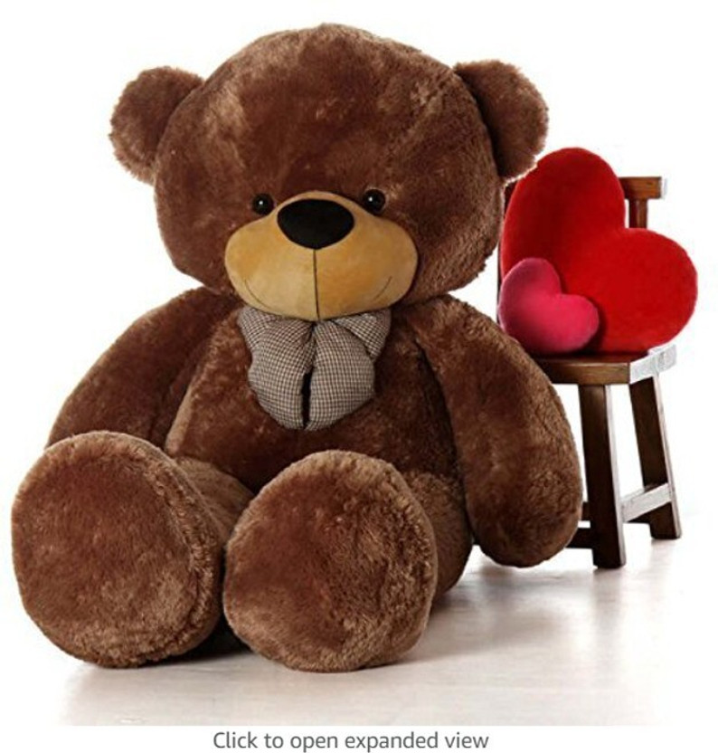 RSS SOFT TOYS Lovable, Huggable, Soft And Smooth Gift For Someone Special 3 Feet Chocolate  - 89 cm(Chocolate)