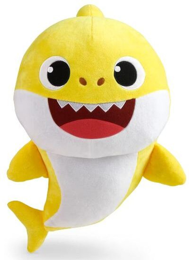 RDA business Collection Cute Baby Shark Plush Stuffed Soft Toy Plush Toy 12 Inch for The Kids love ones  - 12 inch(White, Yellow)