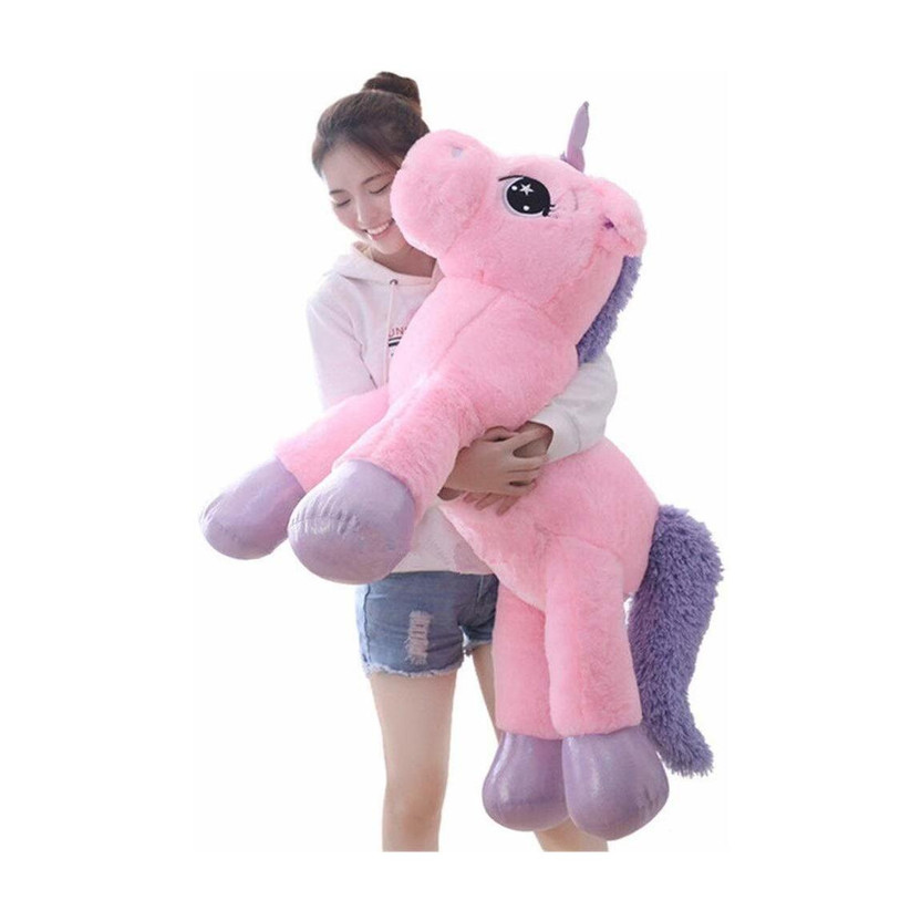 eston Big Size Funny Unicorn Stuffed Animal Plush Toy Made in India  - 100 cm(Pink)