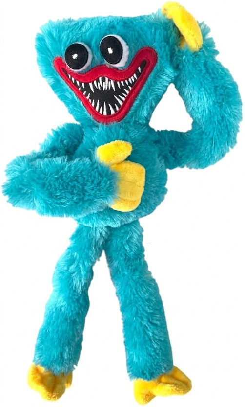 SRT Huggy Wuggy Plush Toy Poppy Playtime Monster Soft Gift for Kids Boys Girls  - 70 cm(Blue)