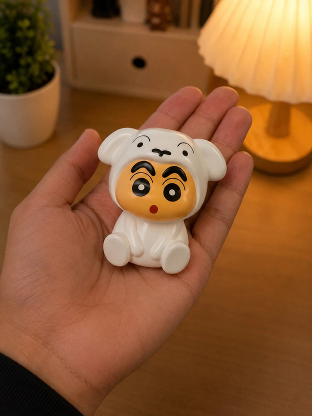 SK Smart Enterprsisess shopwise shinchan LED Night Light Soft Warm Bedside Lamp for Kids Night Lamp  - 6 cm(White)