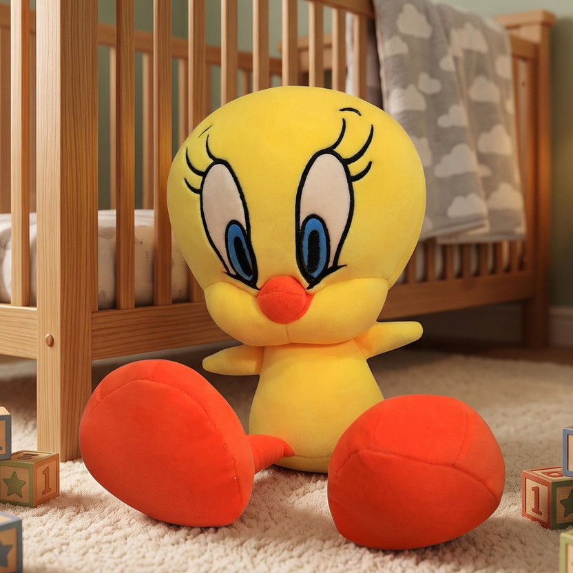 FuzzyTales FuzzyTales Tweety Soft Toy | Soft Plush, Adorable Design, Perfect for Kids, Adults & Décor  - 20 cm(Yellow) - Flipkart Deal