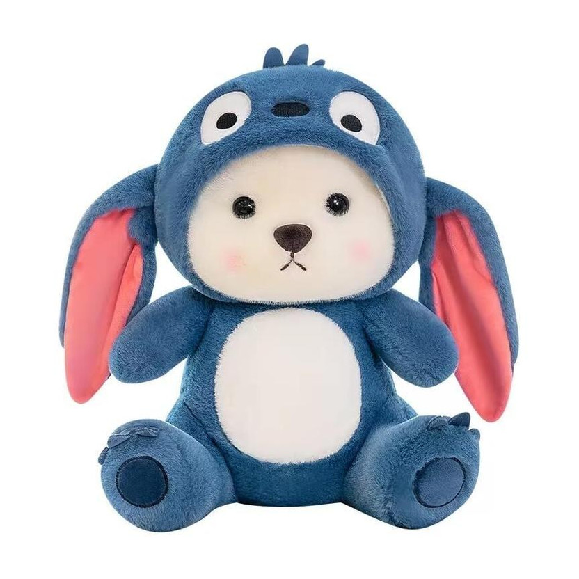 Adora  Hoodie Teddy Bear Soft Toy Elegant Plush Gift for Girlfriend  - 25 cm(Blue)