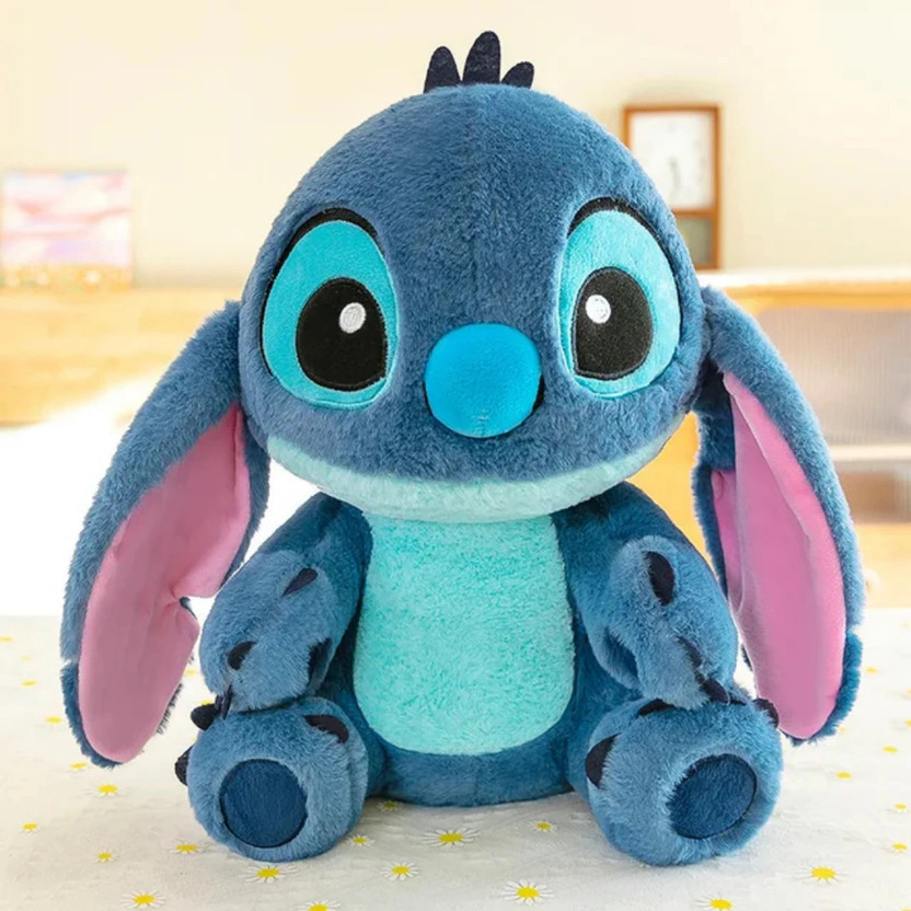 Toy City Disney Stitch Soft Stuffed Plush Animal Toy for Kids and Gift Toys  - 28 cm(Blue)
