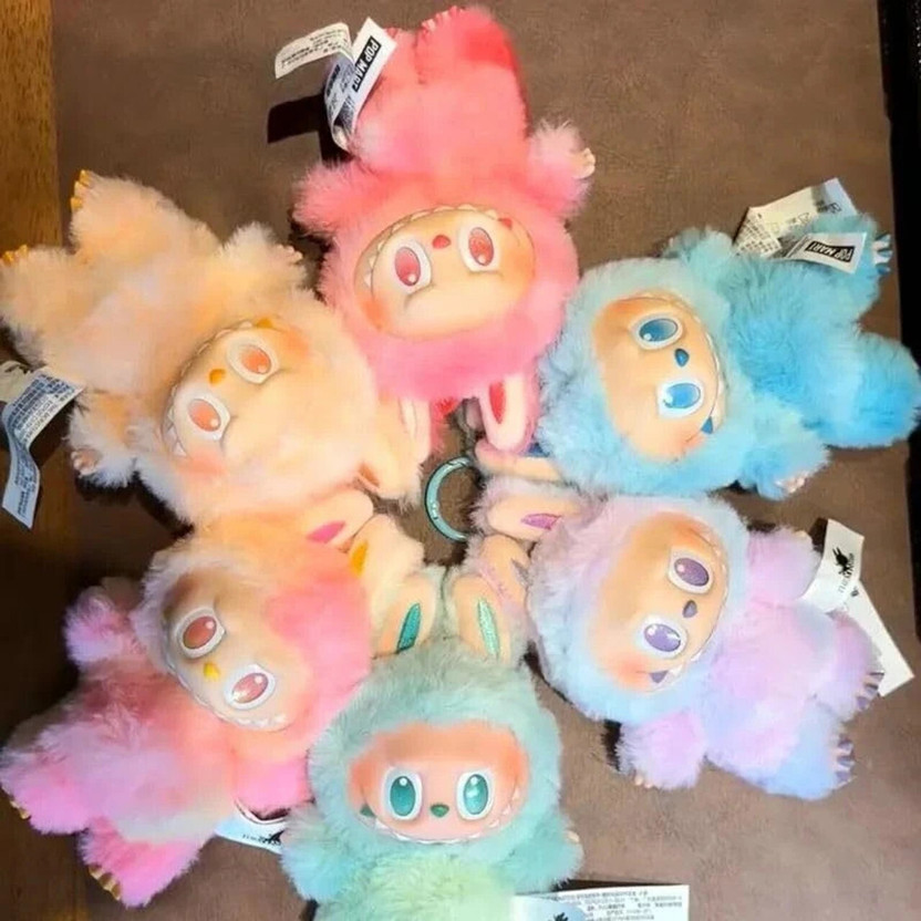 PANARO Labubu toy Plush Toy – Soft Bunny Keychain for Kids & Adults - Surprised Box  - 17 cm(Multicolor)
