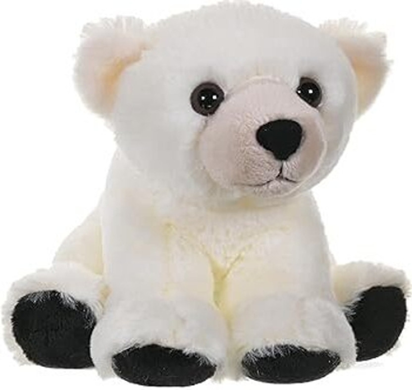 ADDY TOYS White Snow Polar Bear Baby | White Cute & Cuddly Stuffed Animal  - 35 cm(White)