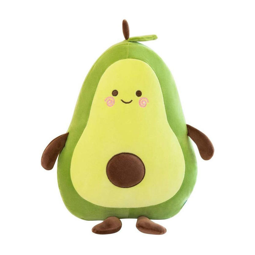 Saubhagye Cute Avocado Soft Toy Plush Cushion  - 30 cm(Multicolor)