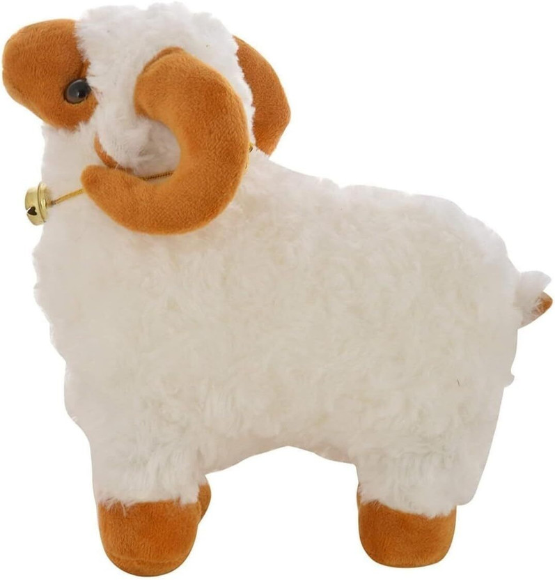 Baby Melon Sheep stuffed super soft toy with bell for kids  - 30 cm(White)