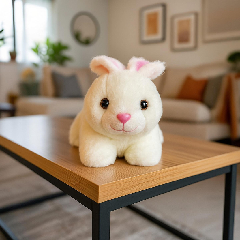 Flipkart AYUSHPALENTERPRISES Cute White Plush Bunny Toy – Soft Stuffed Animal for Kids, Perfect  - 12 cm(White) - Flipkart Deal