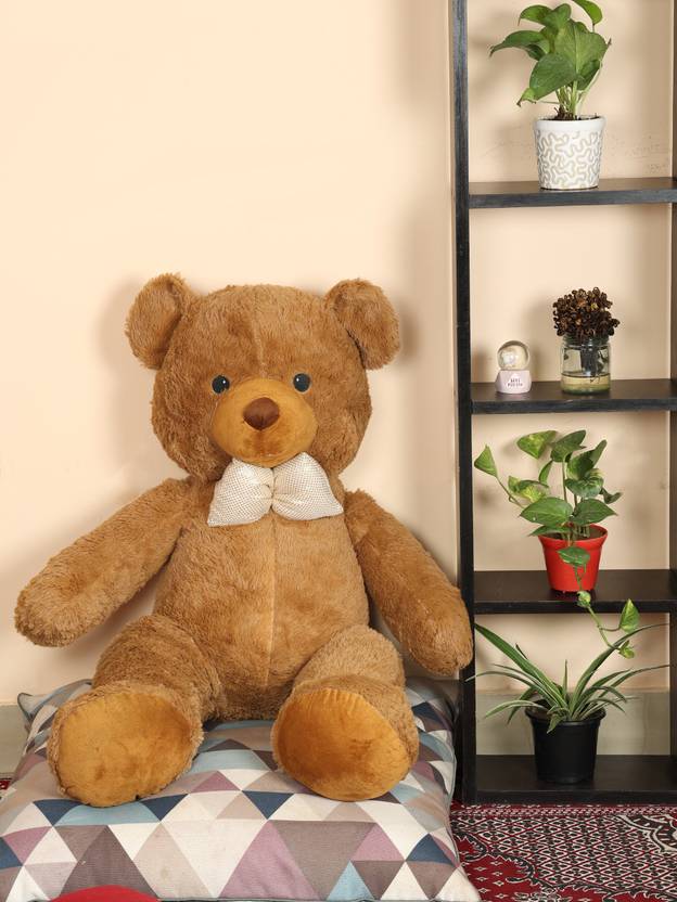 Skylofts 3 Feet Golden Brown Teddy Bear Stuff Toy for Kids Soft Toys