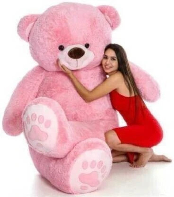 itaCheeHUB 6 FEET PINK Color Teddy Bear For Gift To Someone Special -(6 FE valentines gift  - 180 cm(Pink)