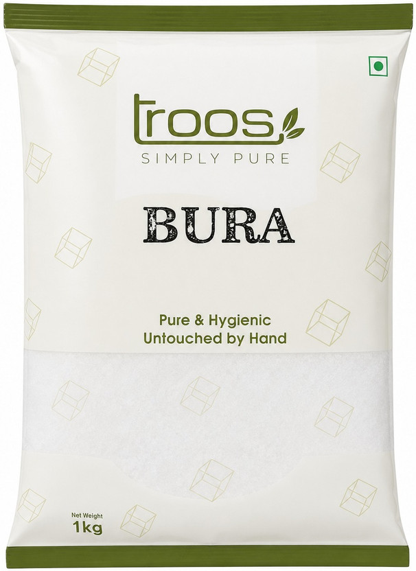 Troos Bura Sugar Fine Powdered Sugar for Sweets Desserts Baking Tea Coffee & Cooking Powdered Sugar(1 kg)