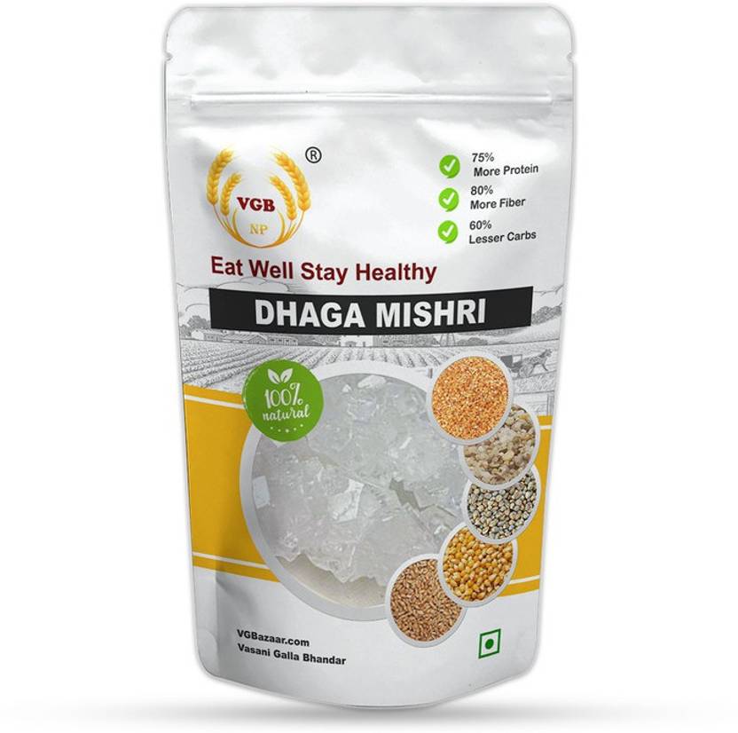 VGBNP 100 Natural & Original Dhaga mishri, Thread Crystal Rock Sugar