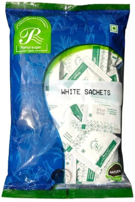 Rahul Sugar Sugar Sachets, (5G Each X 100Pcs) Pack, Pure and Chemical Free White Sugar(500 g)