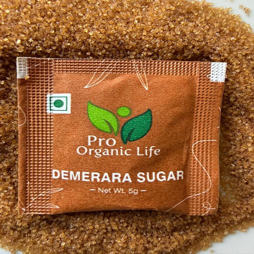PRO ORGANIC LIFE BROWN sugar sachet 5grm*200 Brown Sugar(1000 g)