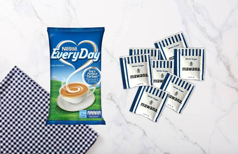 Mawana White sugar Sachets+ Everyday Dairy Creamer sachet Sugar Price
