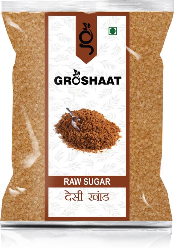Groshaat Desi Khand (Raw sugar / Khandsari sugar) 3Kg Pack Sugar