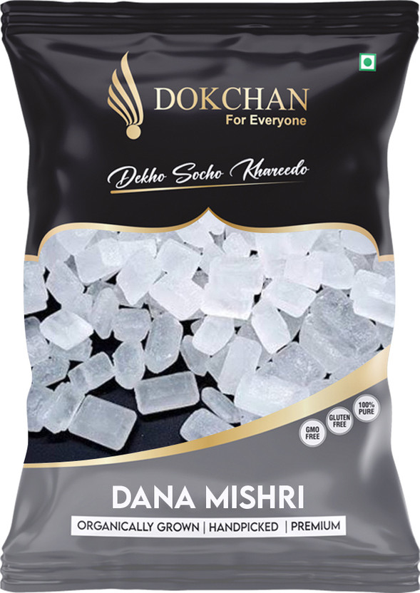 DOKCHAN DOKCHAN Pure White Rock Sugar (Dana Mishri) Sugar White Sugar(200 g) - Flipkart Deal