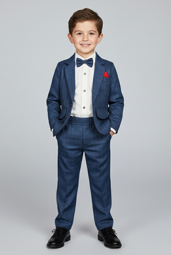 HIKUJ HIKUJ Suit Coat Pant Shirt Checkered Boys Suit - Flipkart Deal