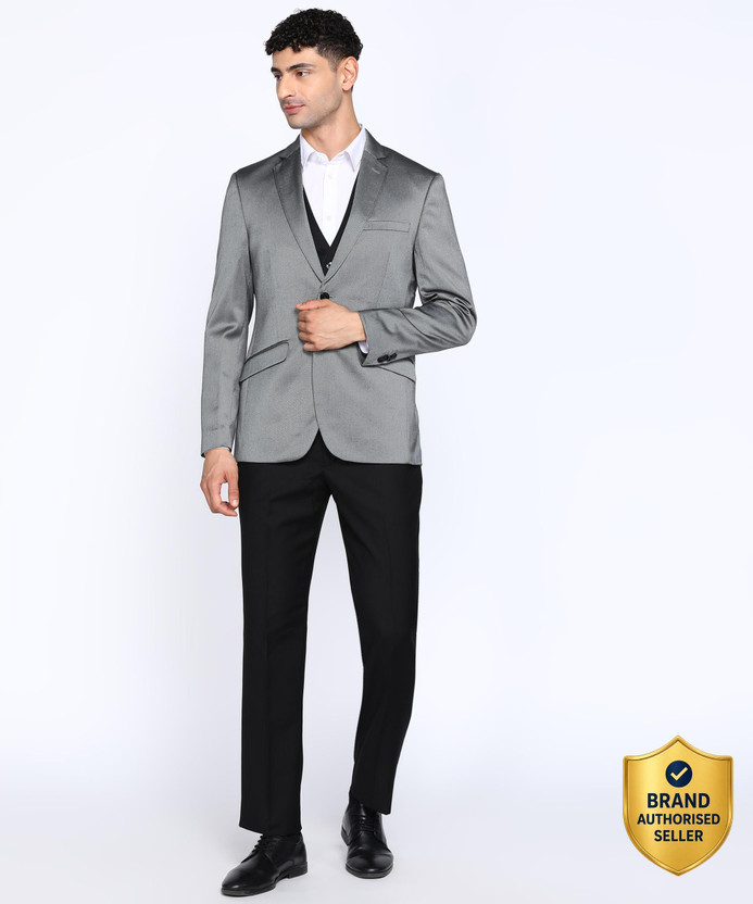 PARK PARK AVENUE 3 Piece Set Self Design Men Suit - Flipkart Deal
