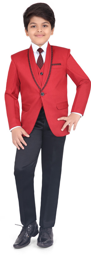 JACKJO Coat Suit Set Solid Baby Boys 