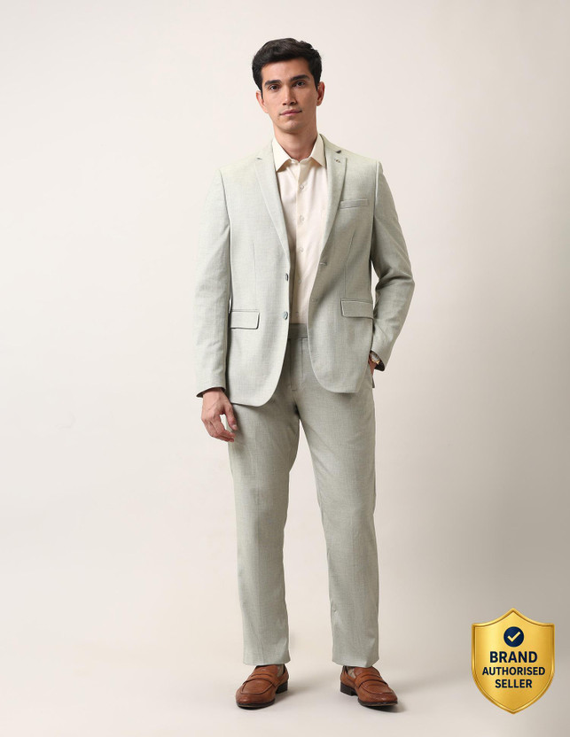 ARROW 2-piece Self Design Men Suit
