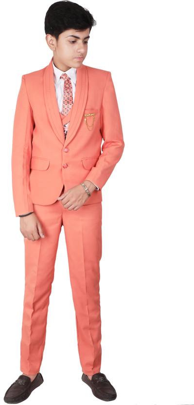 JOLEY POLEY coat suit Solid Boys Suit 