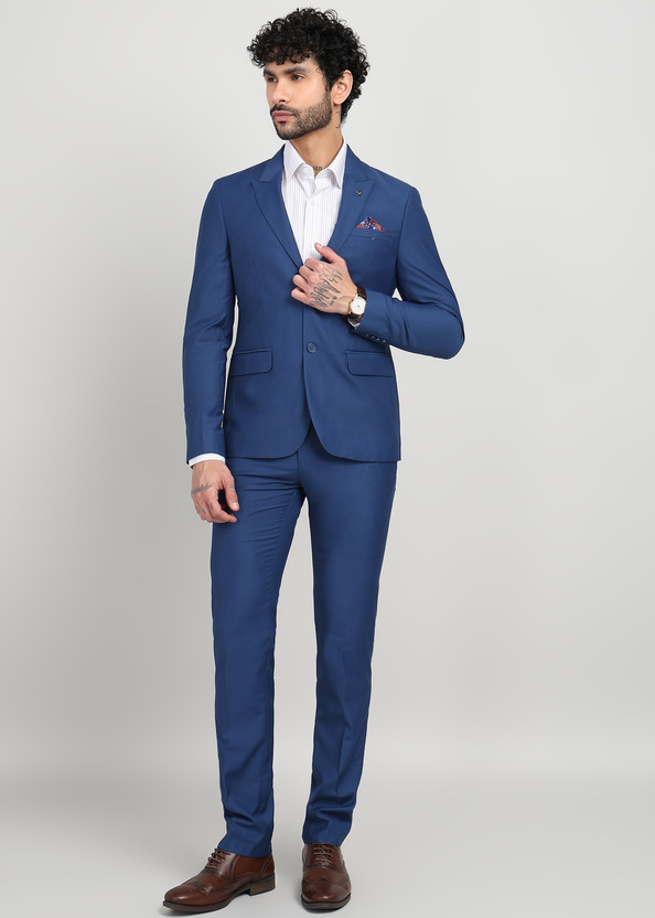 KILLER 2 Piece Suit Solid Men Suit