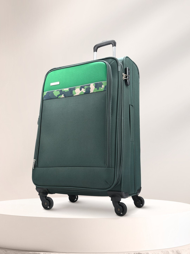ARISTOCRAT Commander 4W Strolly (E) 79 Forest Green Expandable  Check-in Suitcase 4 Wheels - 31 Inch