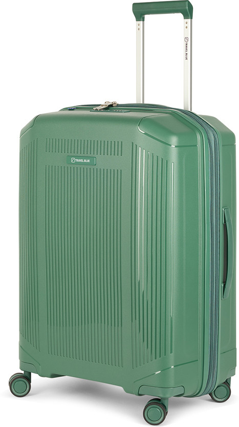 Travel Travel Blue Jetset 24″ Medium Expandable Trolley with TSA Lock & 360° 8‑Wheel System Expandable  Check-in Suitcase 8 Wheels - 24 inch - Flipkart Deal