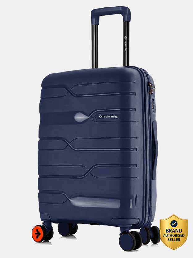 NASHER MILES Paris Polypropylene 24 inch Hard-Sided Spinner Trolley Bag for Travel & Business Check-in Suitcase 8 Wheels - 24 inch