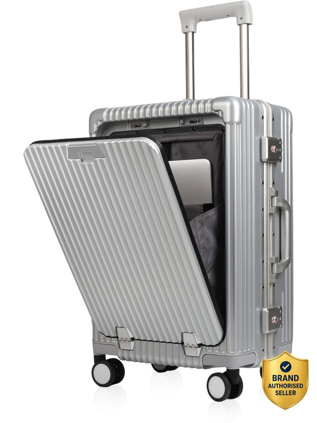 The The CLOWNFISH Ambasador Series Carry-On Luggage Expandable  Cabin Suitcase 4 Wheels - 22 inch - Flipkart Deal