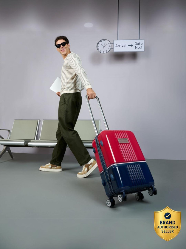 TOMMY HILFIGER Twins Pro Cabin Suitcase 8 Wheels - 23 inch