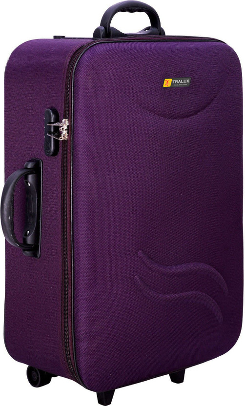 TRALUX TRALUX Travel Trolley Bag/Suitcase Number Lock With 2 Wheels For Men and Women Expandable  Cabin & Check-in Set 3 Wheels - 20 inch - Flipkart Deal