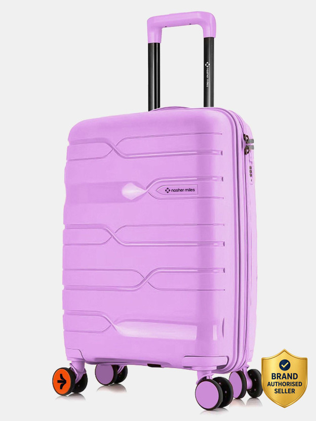NASHER MILES Paris Polypropylene 20 inch Hard-Sided Spinner Trolley Bag for Travel & Business Cabin Suitcase 8 Wheels - 20 inch