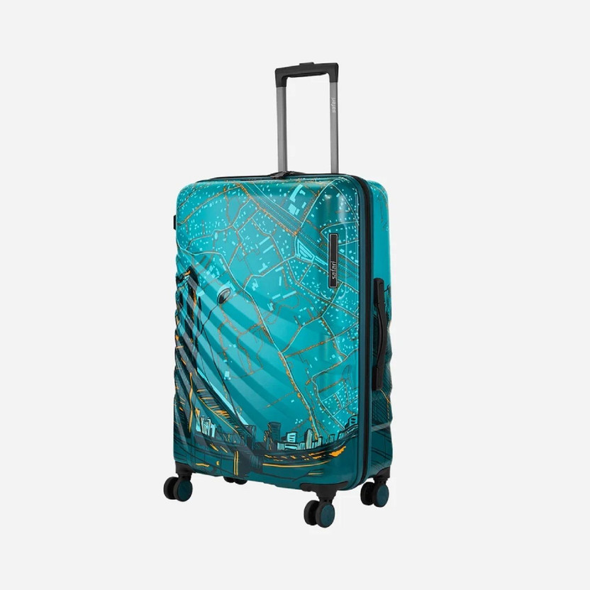 SAFARI Brooklyn Printed Suitcse with TSA Lock Expandable  Check-in Suitcase 8 Wheels - 28 inch