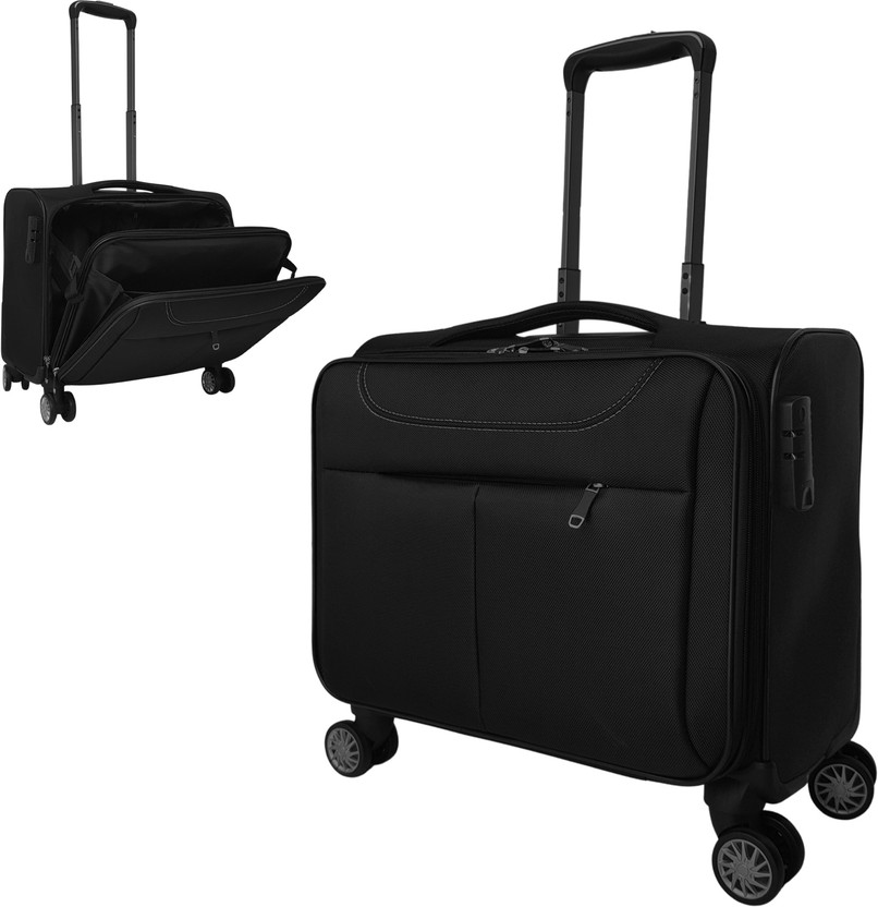 GOCART 16 Inch Rolling Laptop Bag, Underseat Luggage Bag for Business Travel College Cabin Suitcase 4 Wheels - 16 inch