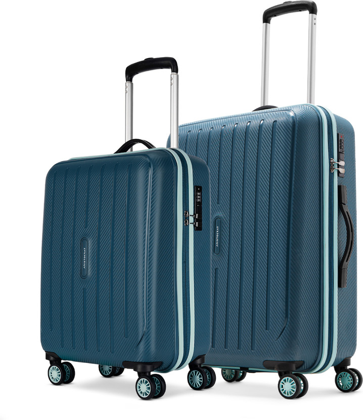 ARISTOCRAT Photon Max Hard Side Luggage | Trolley Bag With Flushed Combination Lock Cabin & Check-in Set 4 Wheels - 26 Inch